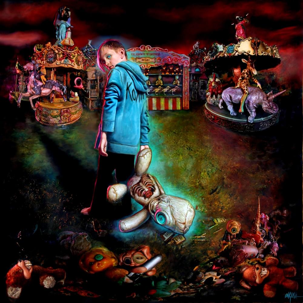 Album cover art for "A Different World" by Korn & Corey Taylor