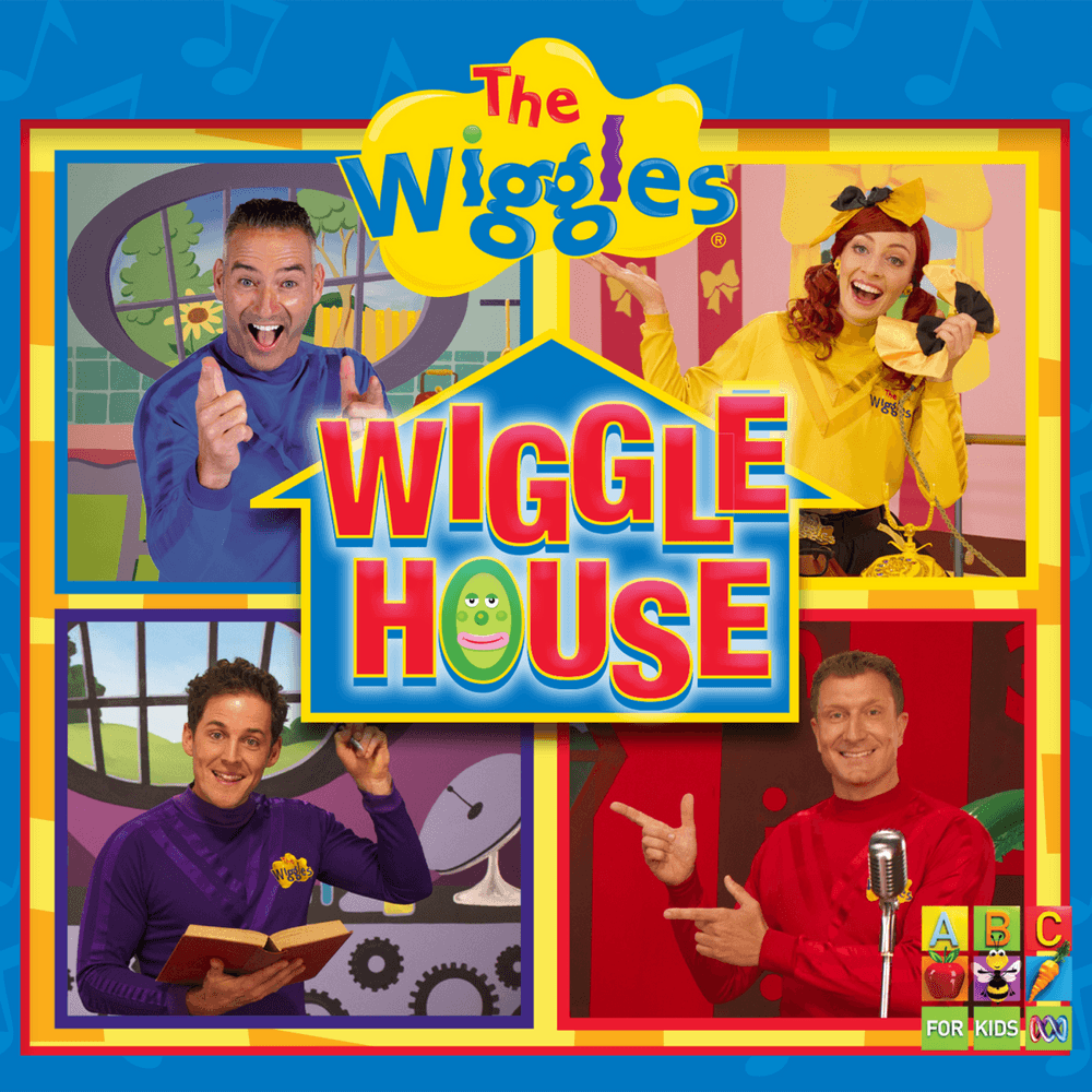 Album cover art for "Dressing Up" by The Wiggles