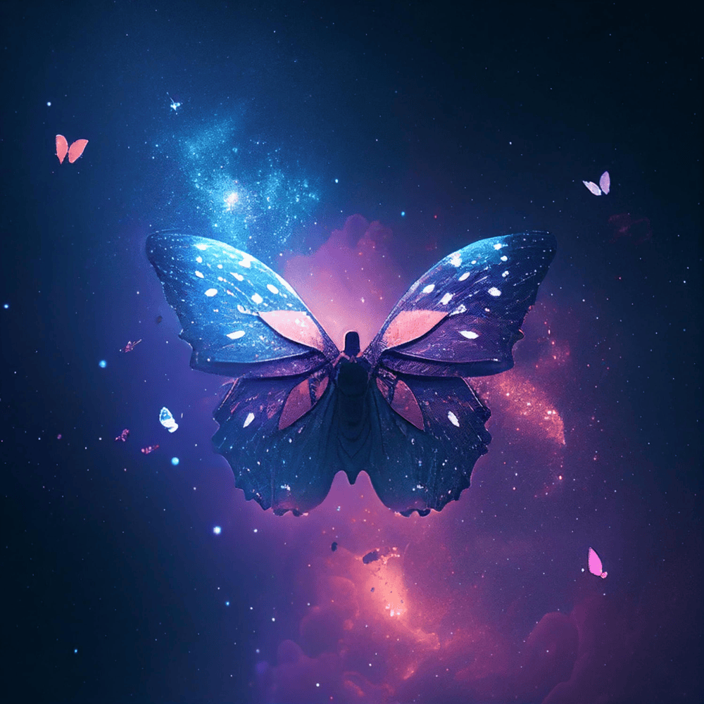 Album cover art for "Butterfly" by SOREN (Hardstyle)