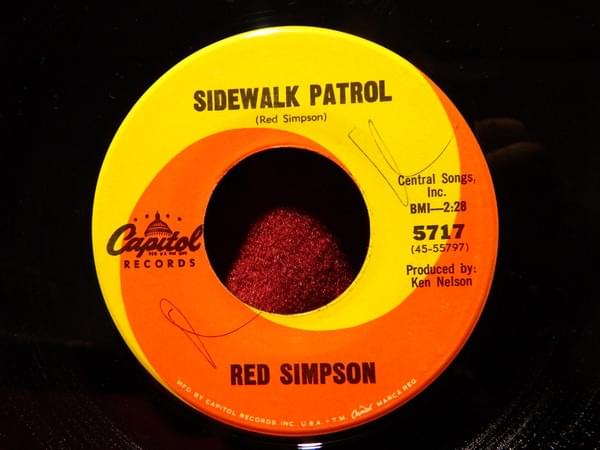 Sidewalk Patrol by Red Simpson