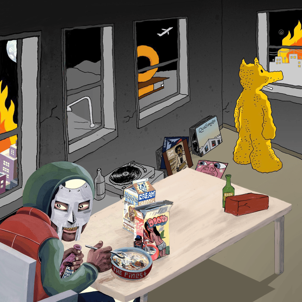 Album cover art for "Tomorrow" by Jaylib & Quasimoto