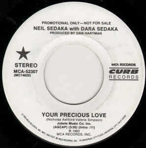 Album cover art for "Your Precious Love" by Neil Sedaka