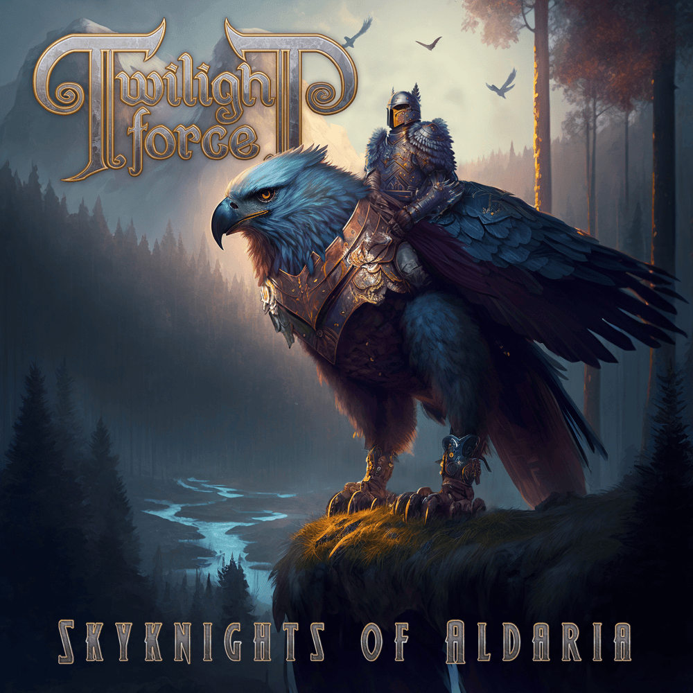Album cover art for "Skyknights of Aldaria (Orchestral Version)" by Twilight Force