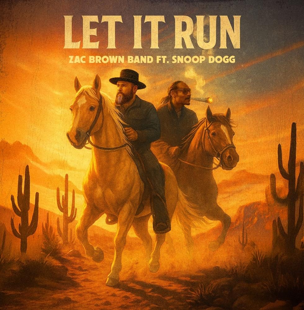Album cover art for "Let It Run" by Zac Brown Band