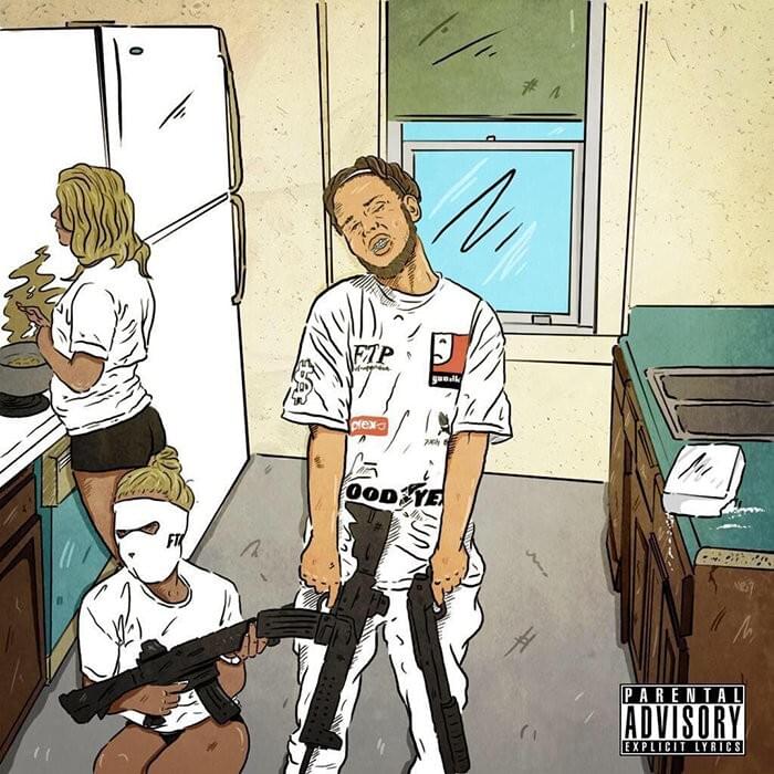 Album cover art for "FLEXTH ON ME (Remix)" by Lil Tracy