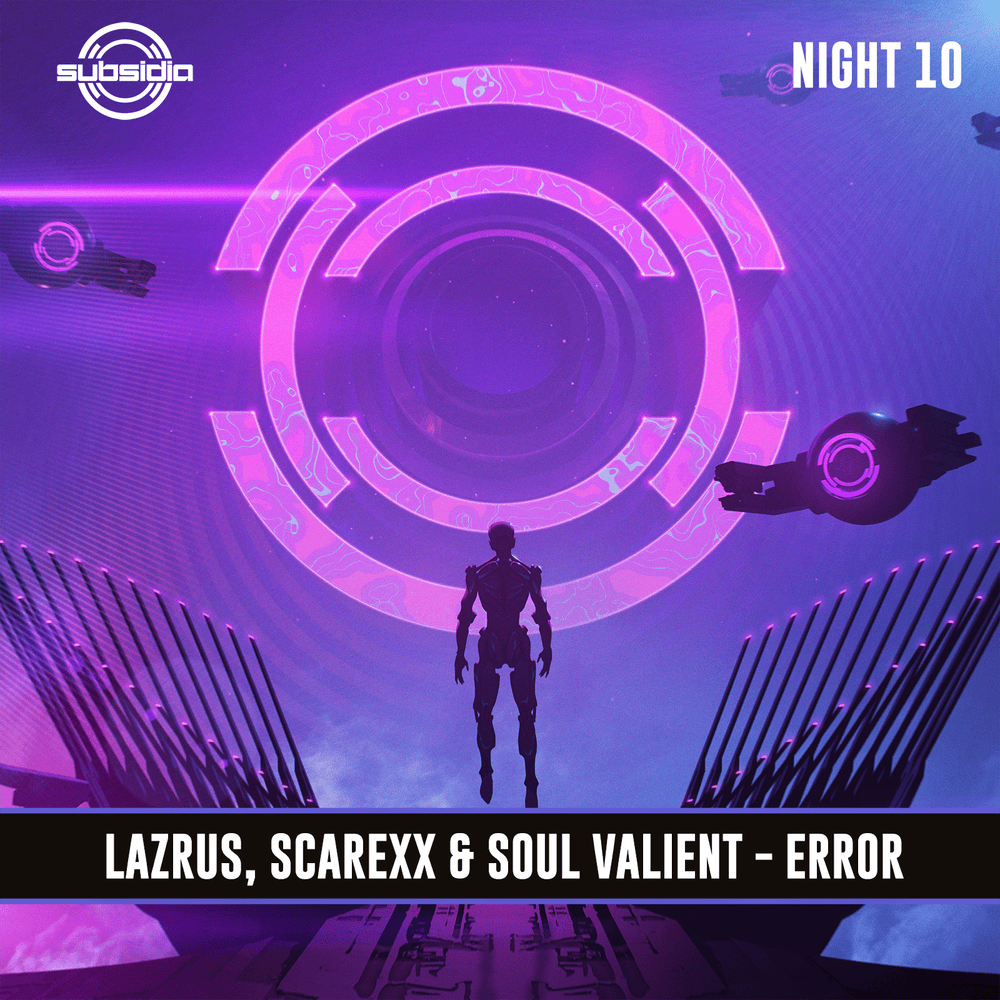 Album cover art for "Error" by LAZRUS (EDM)
