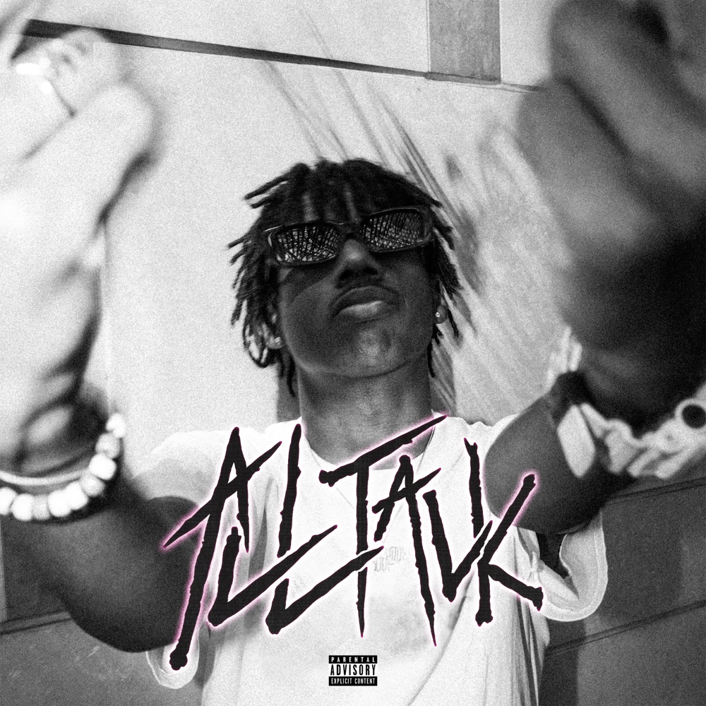 Album cover art for "All Talk" by midwxst
