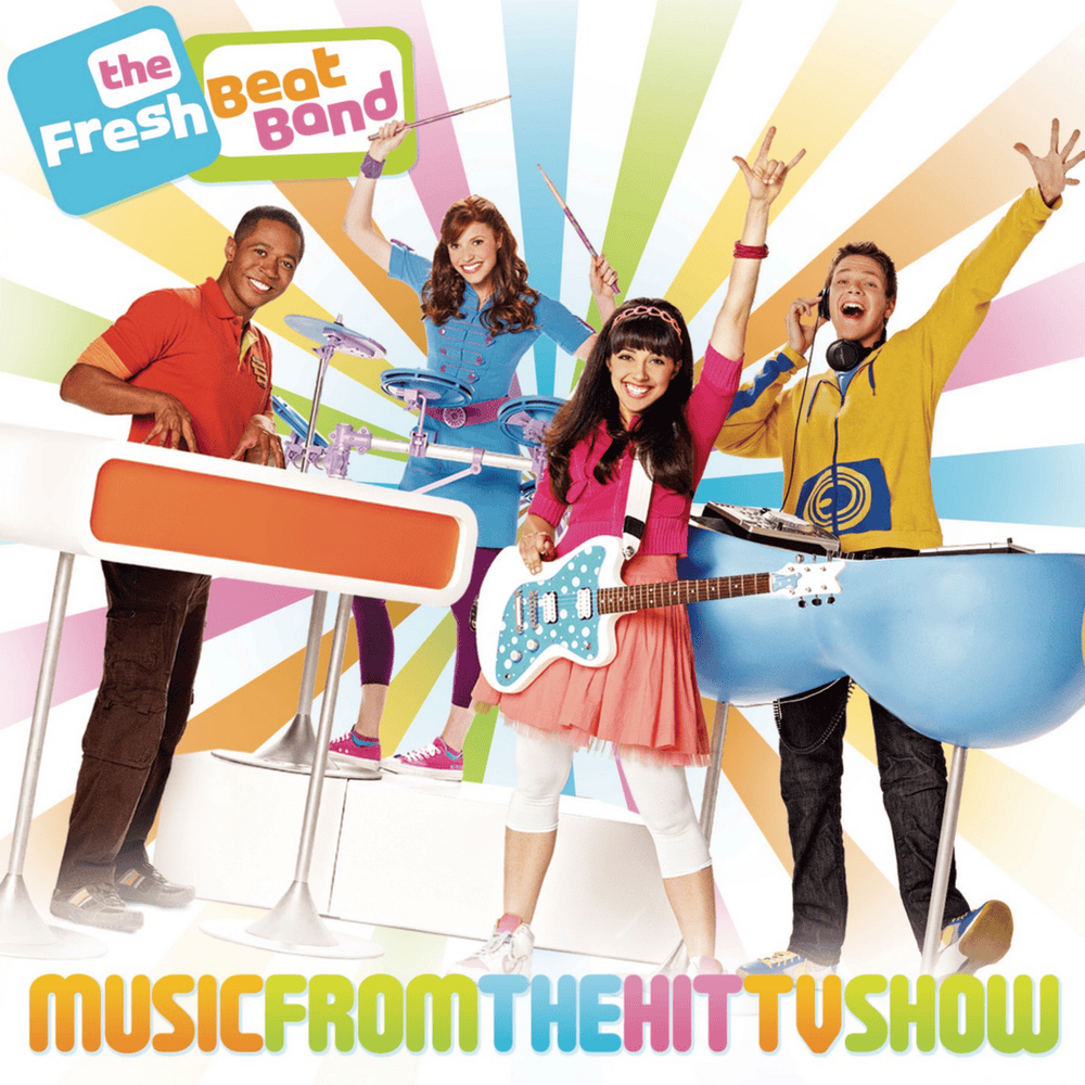 Album cover art for "Music (Keeps Me Movin’)" by The Fresh Beat Band