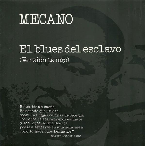 Album cover art for "El Blues del Esclavo" by Mecano