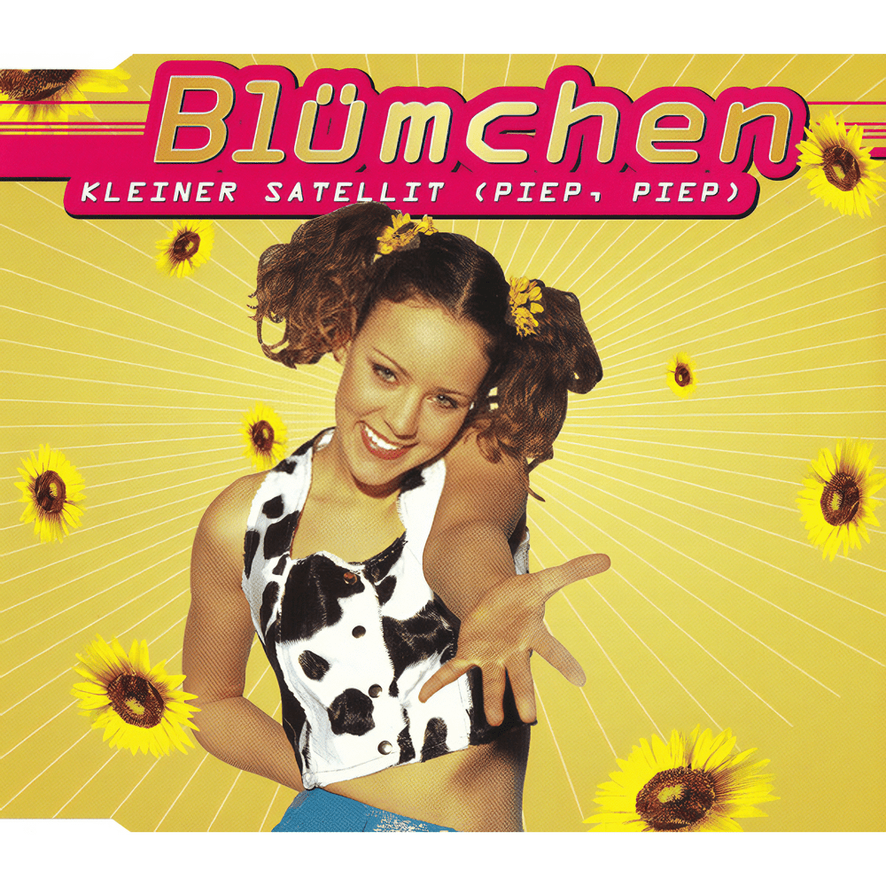 Album cover art for "Kleiner Satellit (Piep, Piep)" by Blümchen