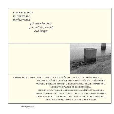 Album cover art for "Play Pig (Riverrun)" by Underworld