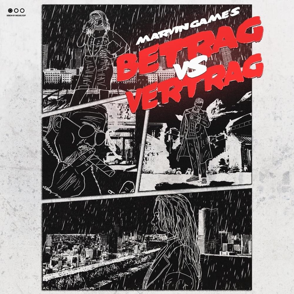 Album cover art for "BETRAG VS. VERTRAG" by Marvin Game