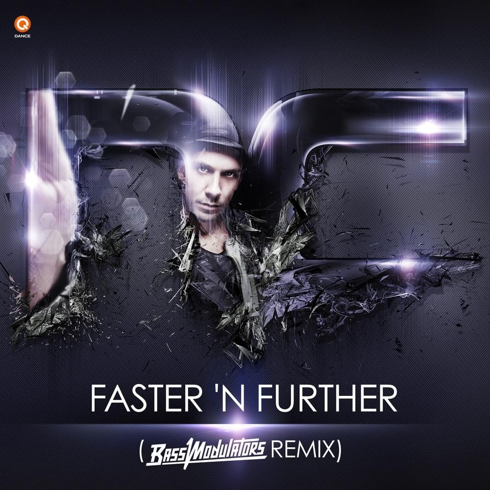 Album cover art for "Faster ’n Further (Bass Modulators Remix)" by Noisecontrollers