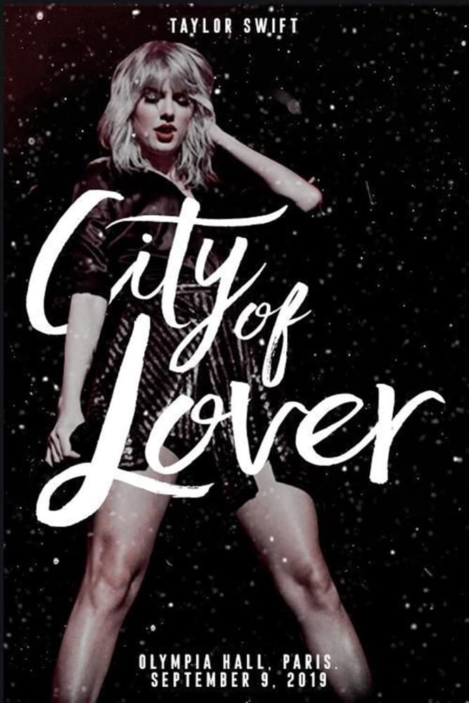 Album cover art for "City of Lover: Setlist" by Taylor Swift