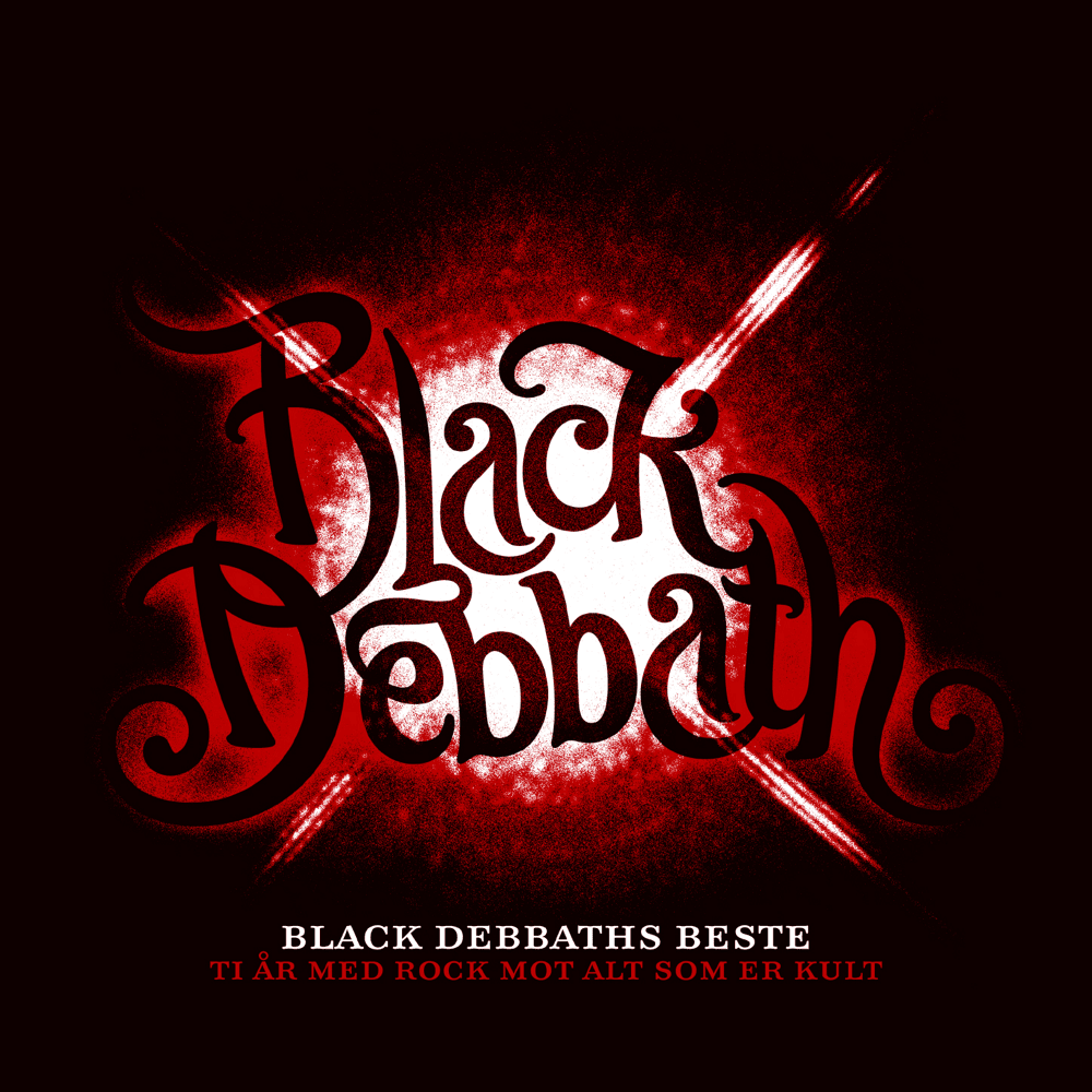 Album cover art for "Problemer innad i Høyre" by Black Debbath
