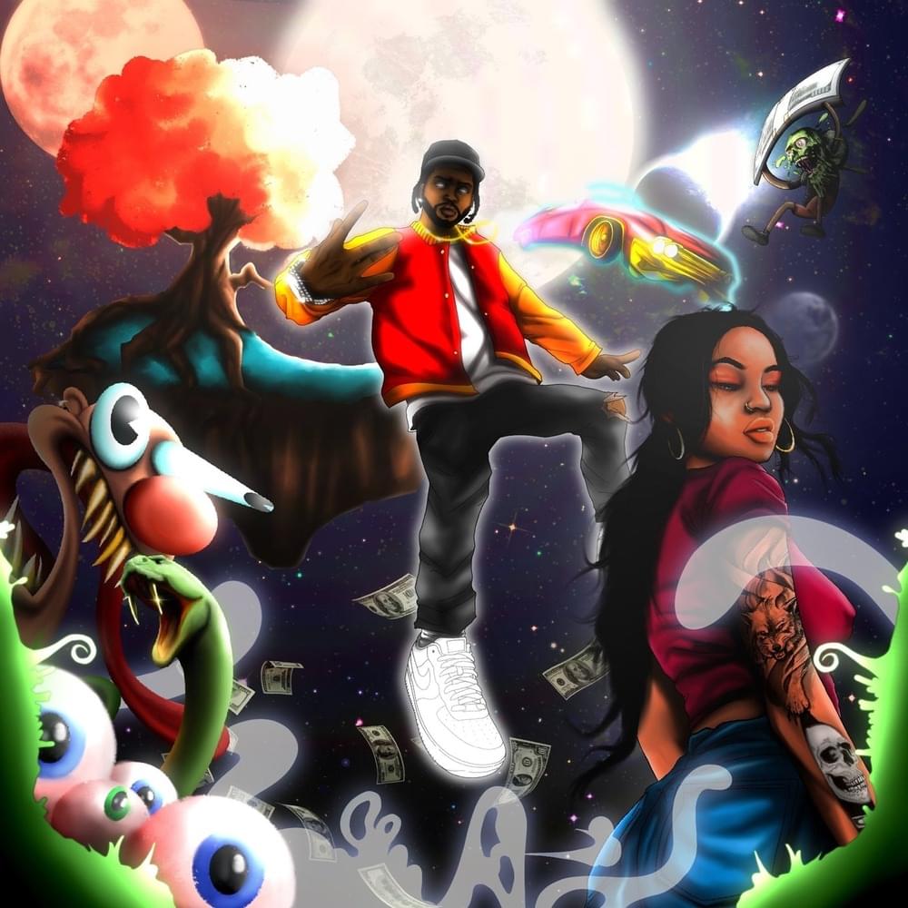 Album cover art for "OD" by Rayven Justice & Sage The Gemini