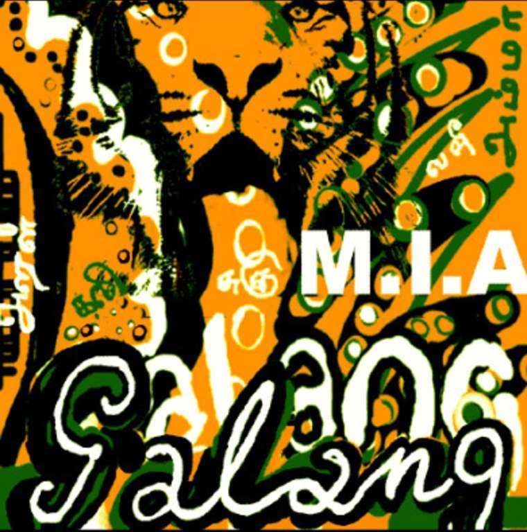 Album cover art for "Galang" by M.I.A.