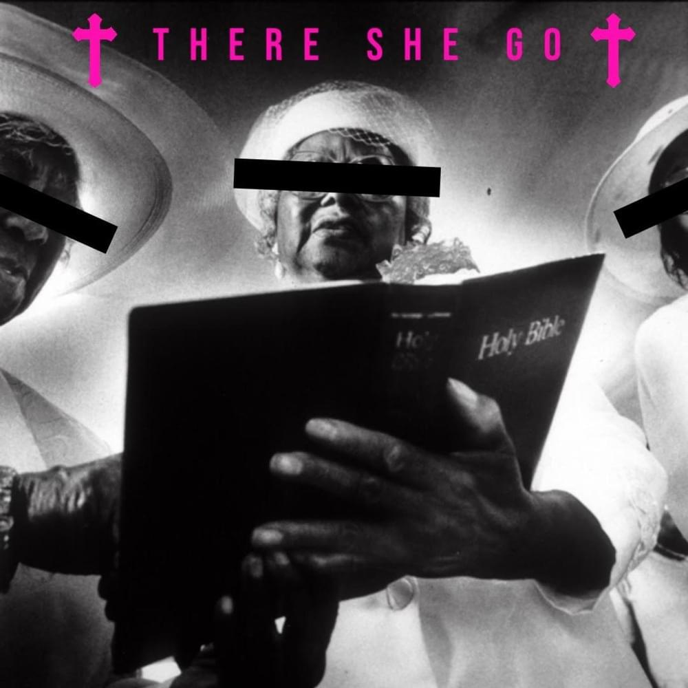 Album cover art for "THERE SHE GO" by Dkg Kie