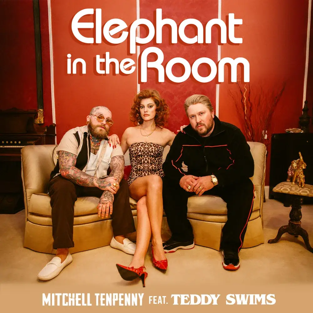 Album cover art for "Elephant in the Room" by Mitchell Tenpenny & Teddy Swims