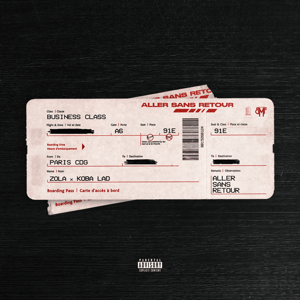 Album cover art for "Aller sans retour" by Purp (FRA)