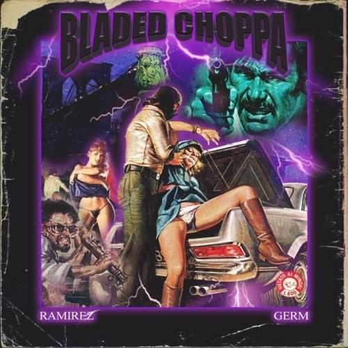 Album cover art for "Bladed Choppa" by Ramirez & Germ