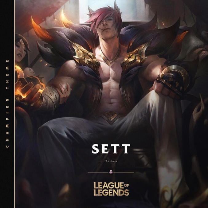 Album cover art for "Sett, The Boss" by League of Legends