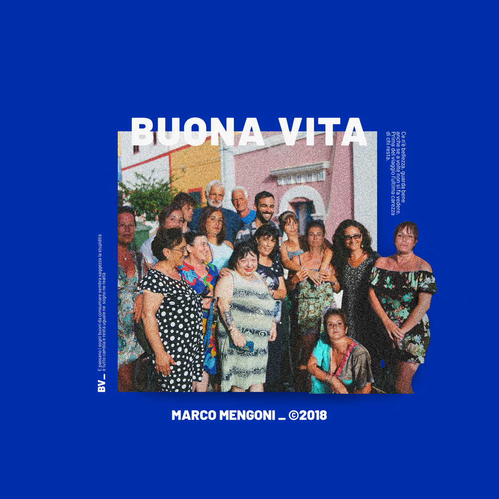 Album cover art for "Buona Vita" by Marco Mengoni