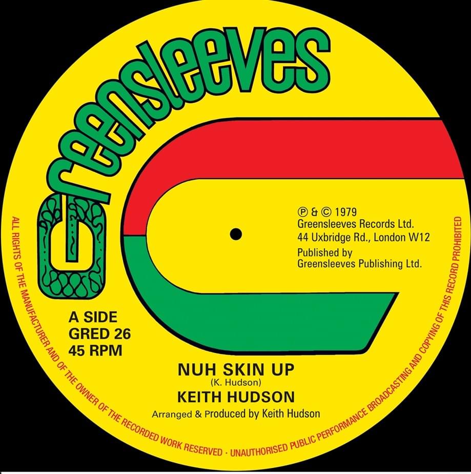 Album cover art for "Nuh Skin Up" by Keith Hudson