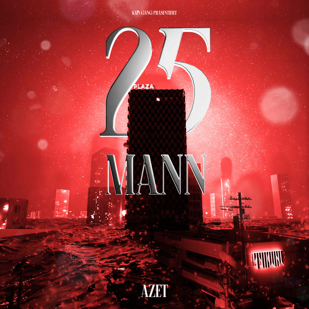 Album cover art for "25 Mann" by Azet