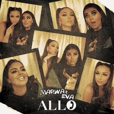 Album cover art for "Allô" by Marwa Loud & Eva
