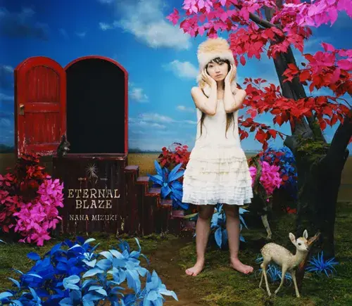 Album cover art for "ETERNAL BLAZE" by 水樹奈々 (Nana Mizuki)