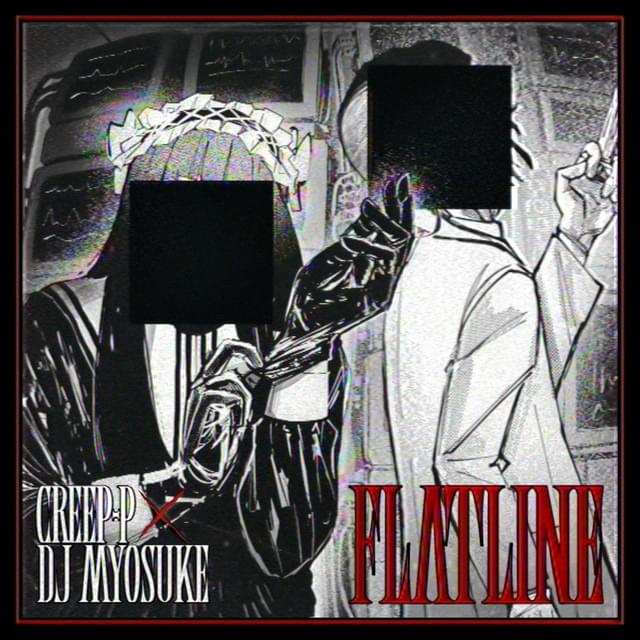 Album cover art for "FLATLINE" by Creep-P
