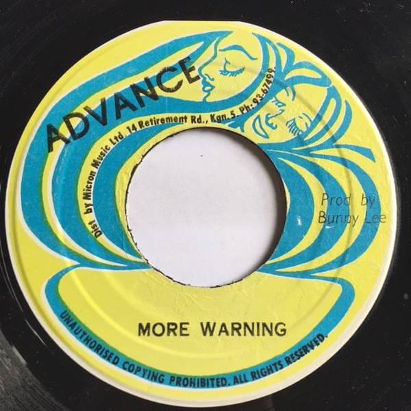 Album cover art for "More Warning" by King Tubby