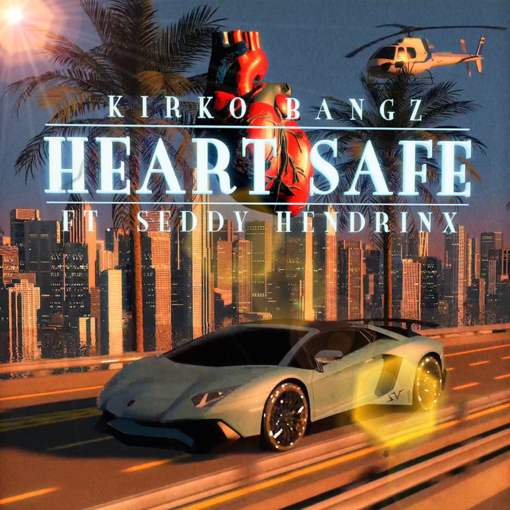 Album cover art for "Heart Safe" by Kirko Bangz & Seddy Hendrinx