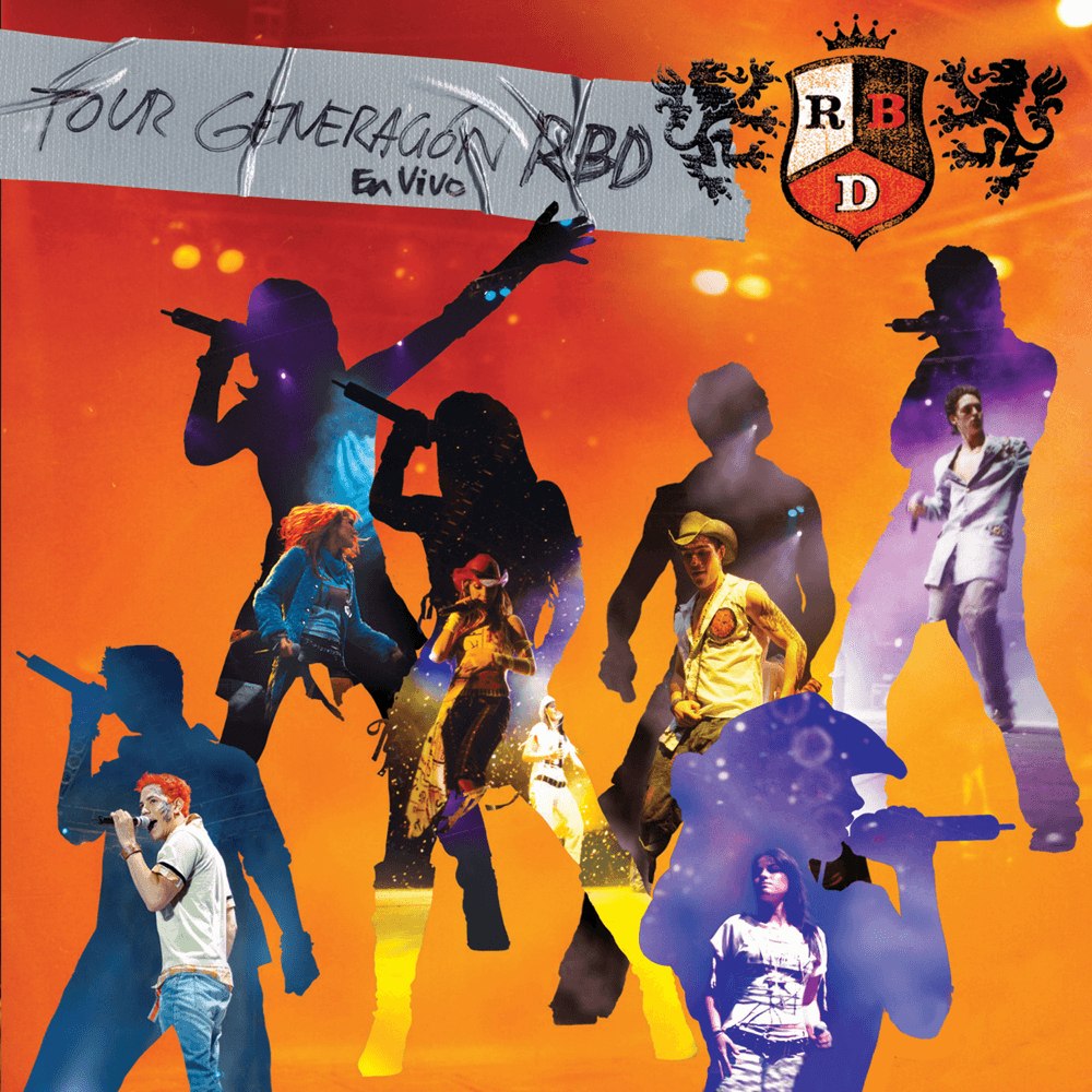 Album cover art for "Enséñame (En Directo)" by RBD