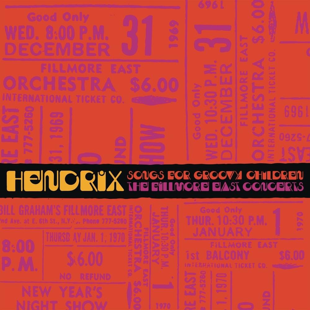 Album cover art for "Machine Gun - Live at Fillmore East 12/31/69 [Second Show]" by Jimi Hendrix