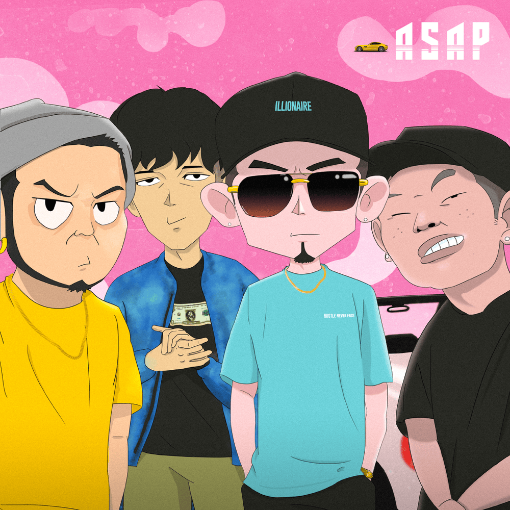Album cover art for "ASAP" by The Quiett (더 콰이엇) & MyunDo & Donutman & G2 (지투)