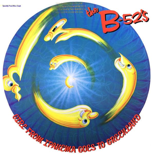 Album cover art for "Girl From Ipanema Goes To Greenland" by The B-52's