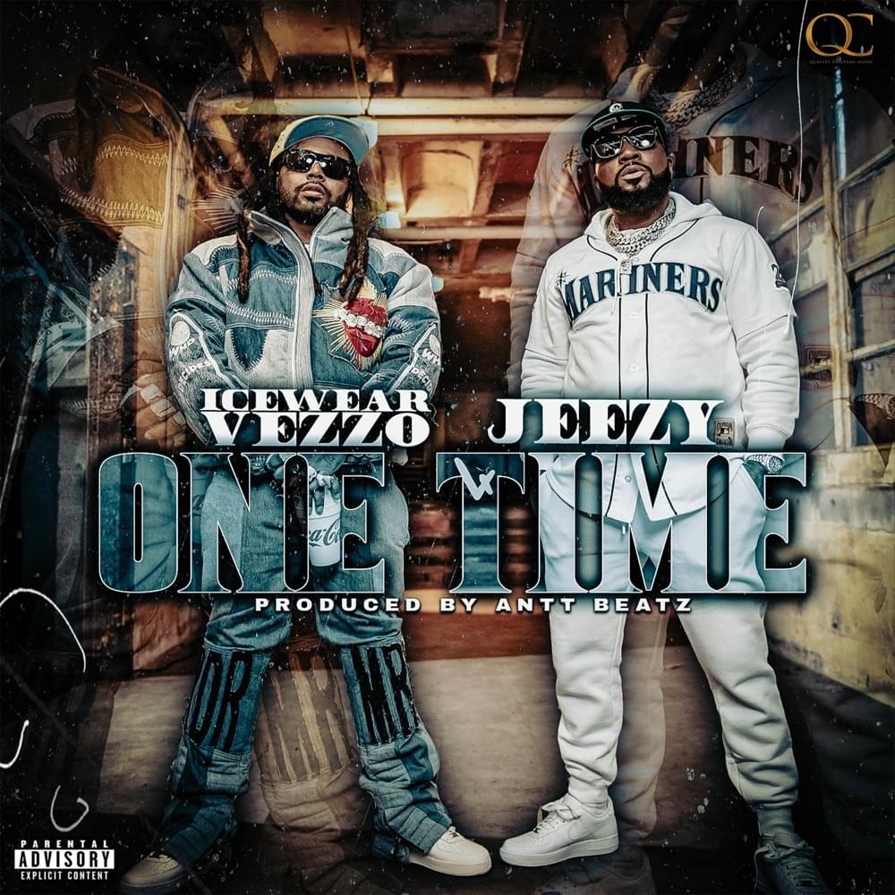 Album cover art for "One Time" by Icewear Vezzo & Jeezy & DJ Drama