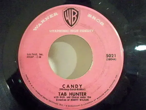 Album cover art for "Candy" by Tab Hunter