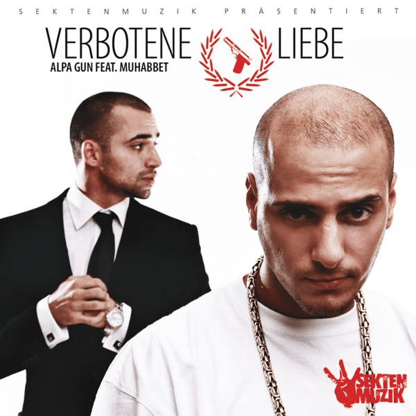 Album cover art for "Verbotene Liebe" by Alpa Gun & Muhabbet