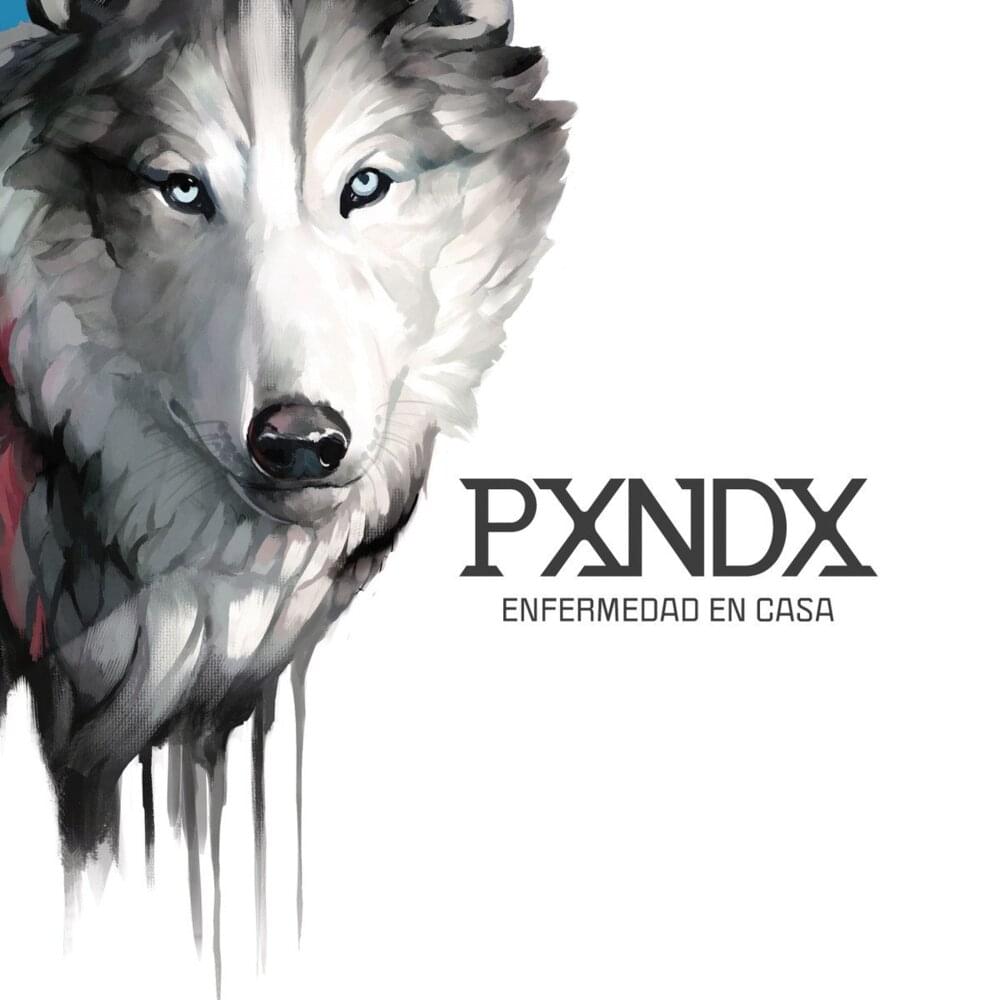 Album cover art for "Enfermedad en Casa" by PXNDX