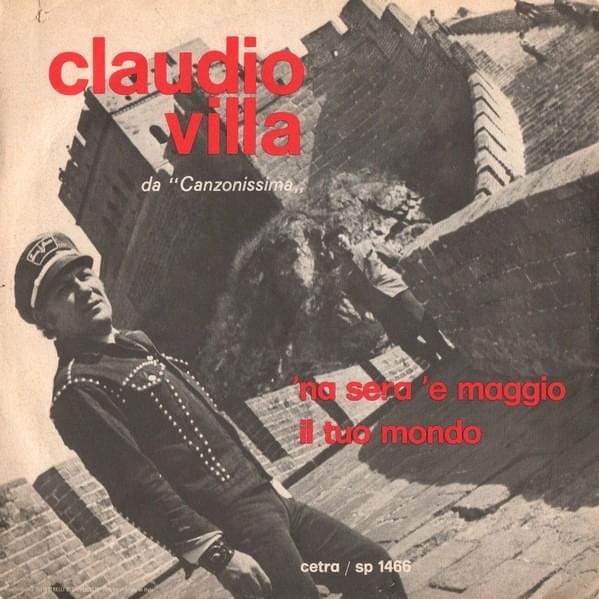 Album cover art for "’Na sera ’e maggio" by Claudio Villa