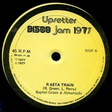 Album cover art for "Rasta Train" by Raphael Green & Dr. Alimantado