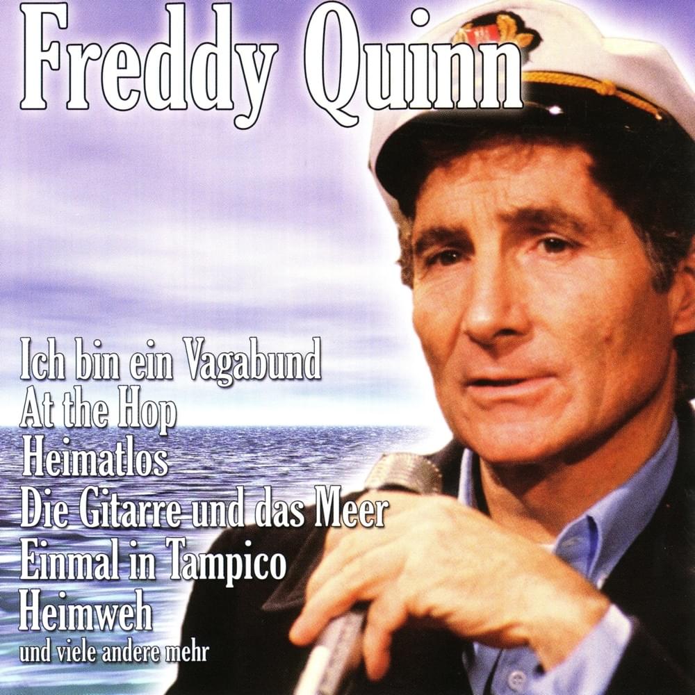 Album cover art for "Die Gitarre und das Meer" by Freddy Quinn