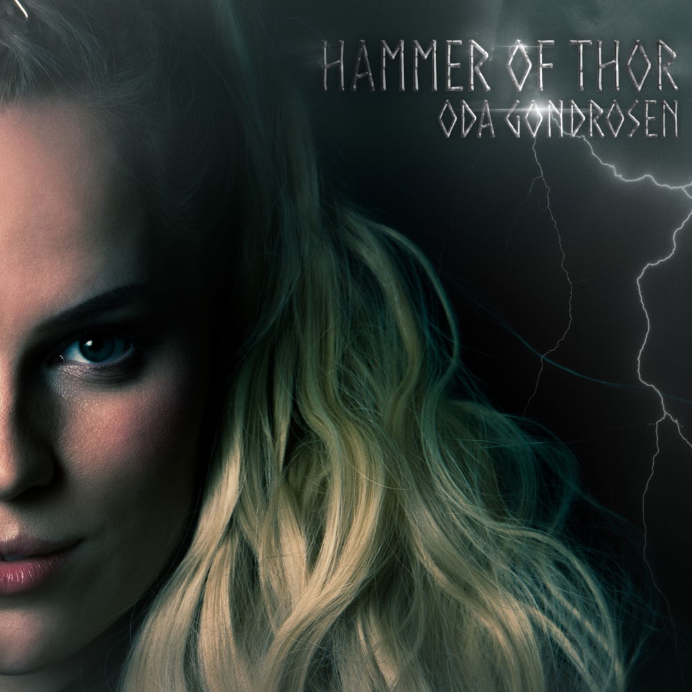 Album cover art for "Hammer of Thor" by Oda Rose