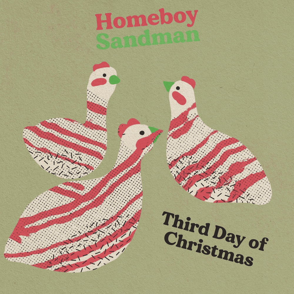 Album cover art for "Third Day of Christmas" by Homeboy Sandman