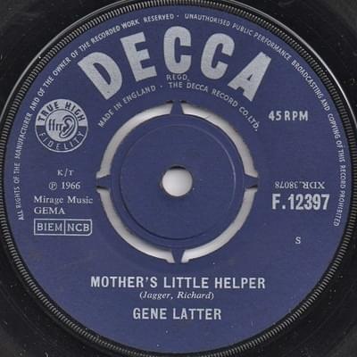 Album cover art for "Mother’s Little Helper" by Gene Latter