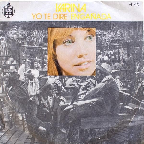 Album cover art for "Yo Te Diré" by Karina (ESP)