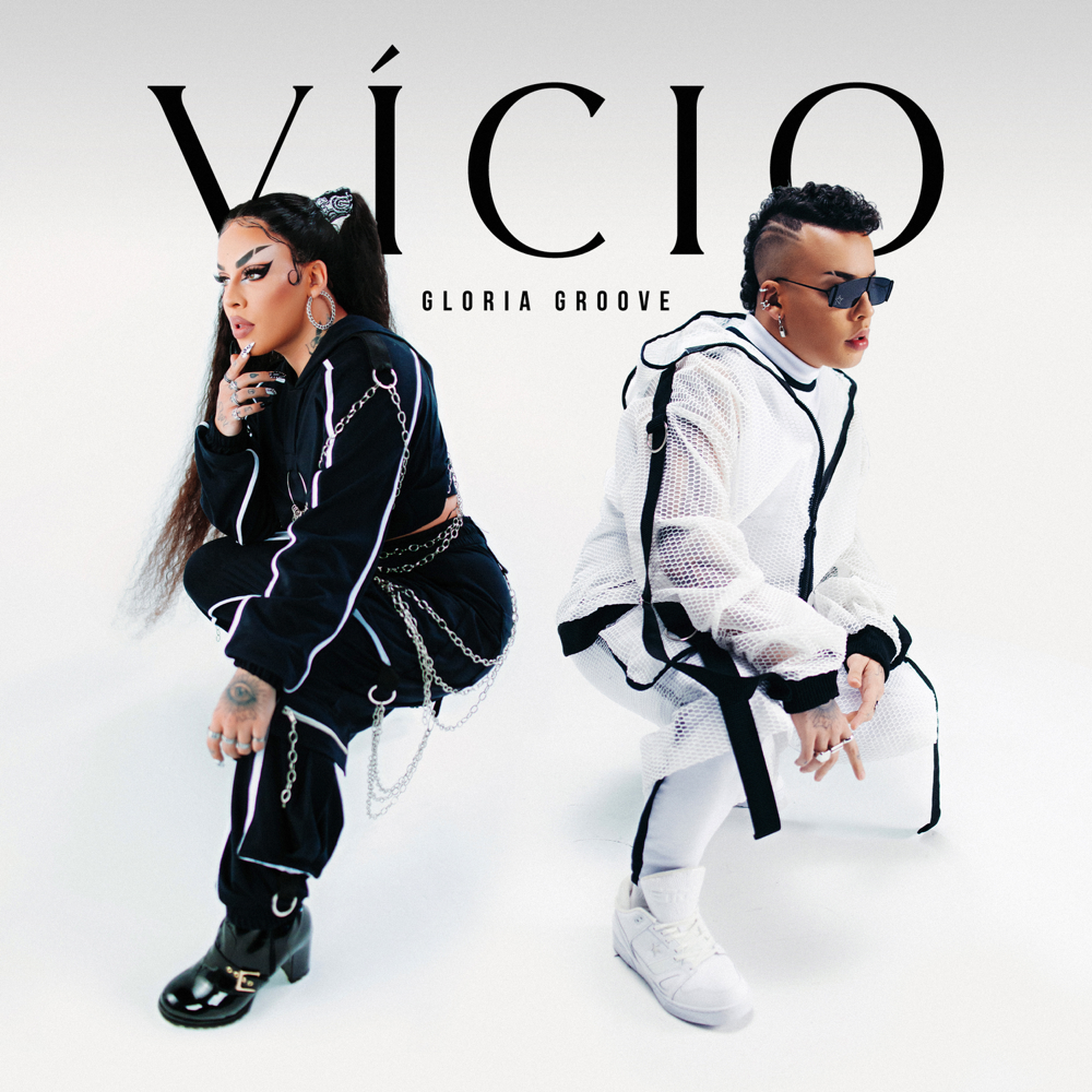 Album cover art for "Vício" by Gloria Groove